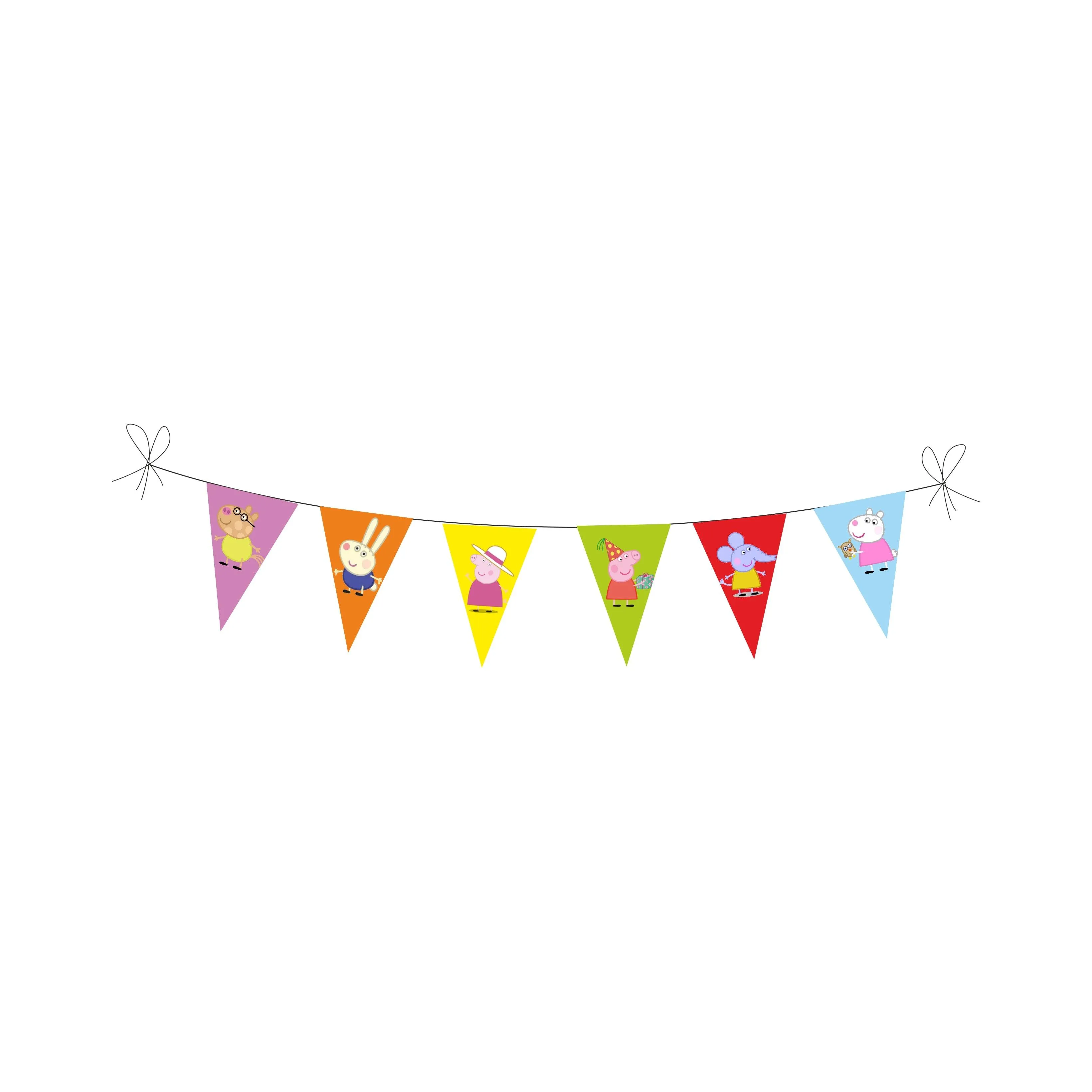 Peppa Pig Pattern Bunting
