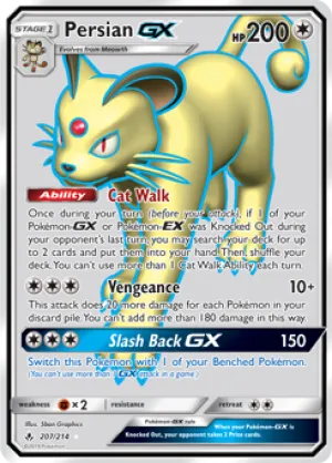 Persian 207/214 GX FULL ART FOIL