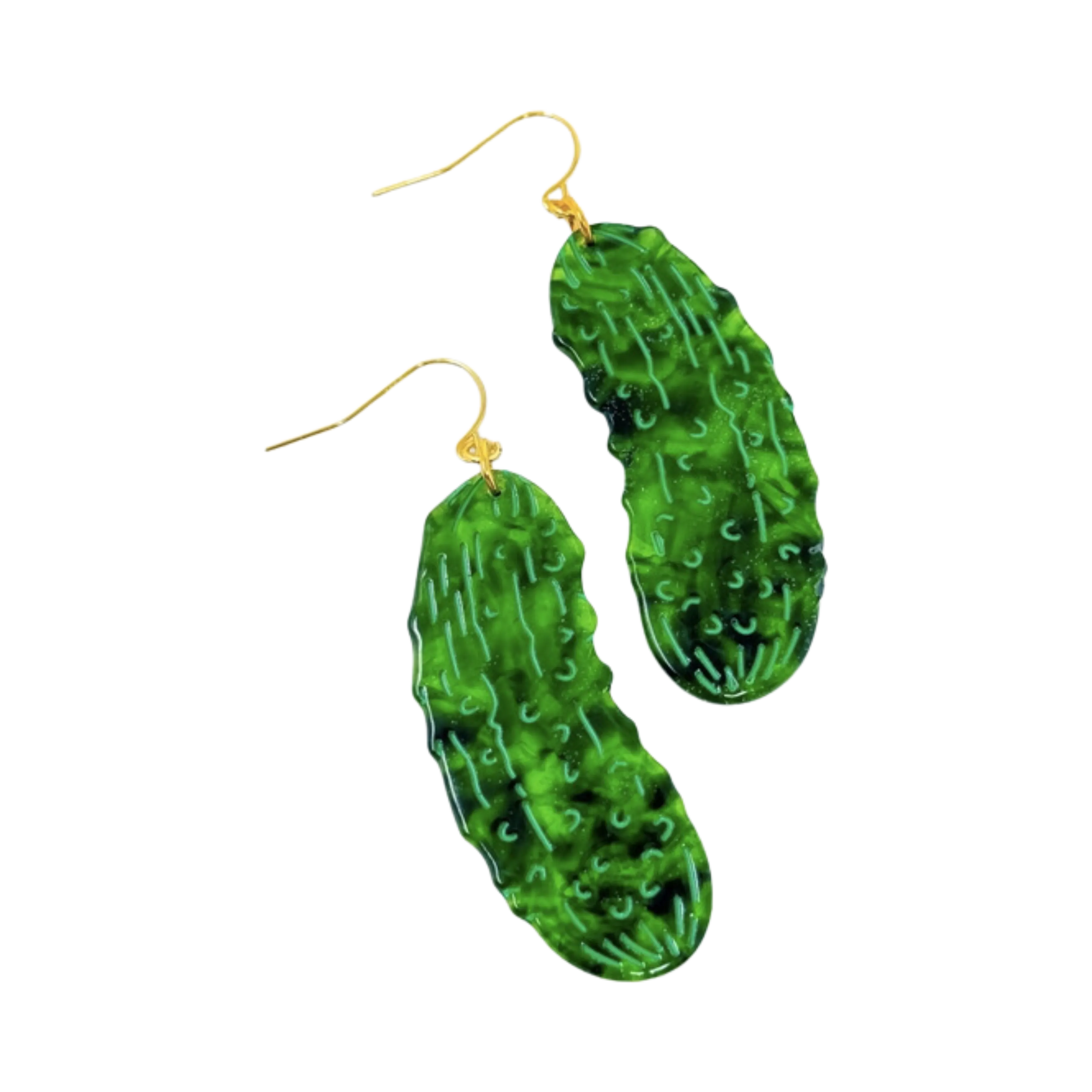 Pickle Acetate Earrings
