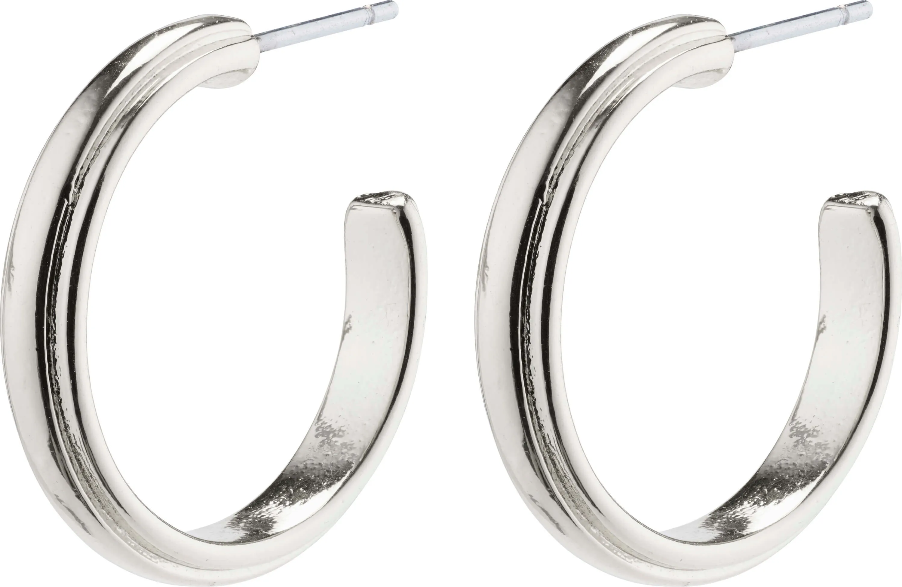 Pilgrim Amina Silver Hoop Earrings