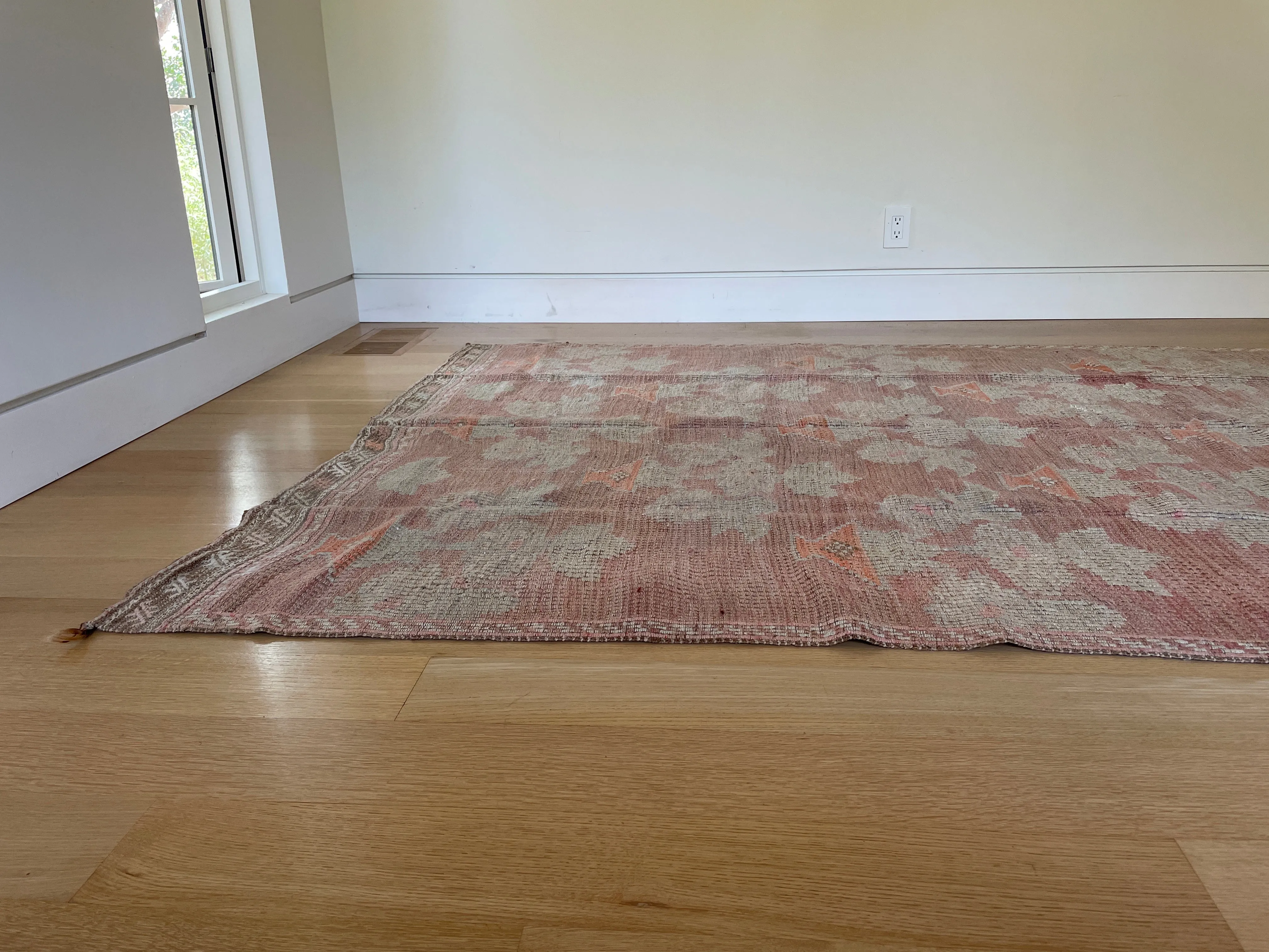 Pink Floral Kilim