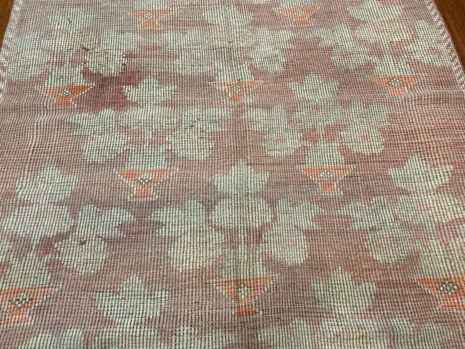 Pink Floral Kilim