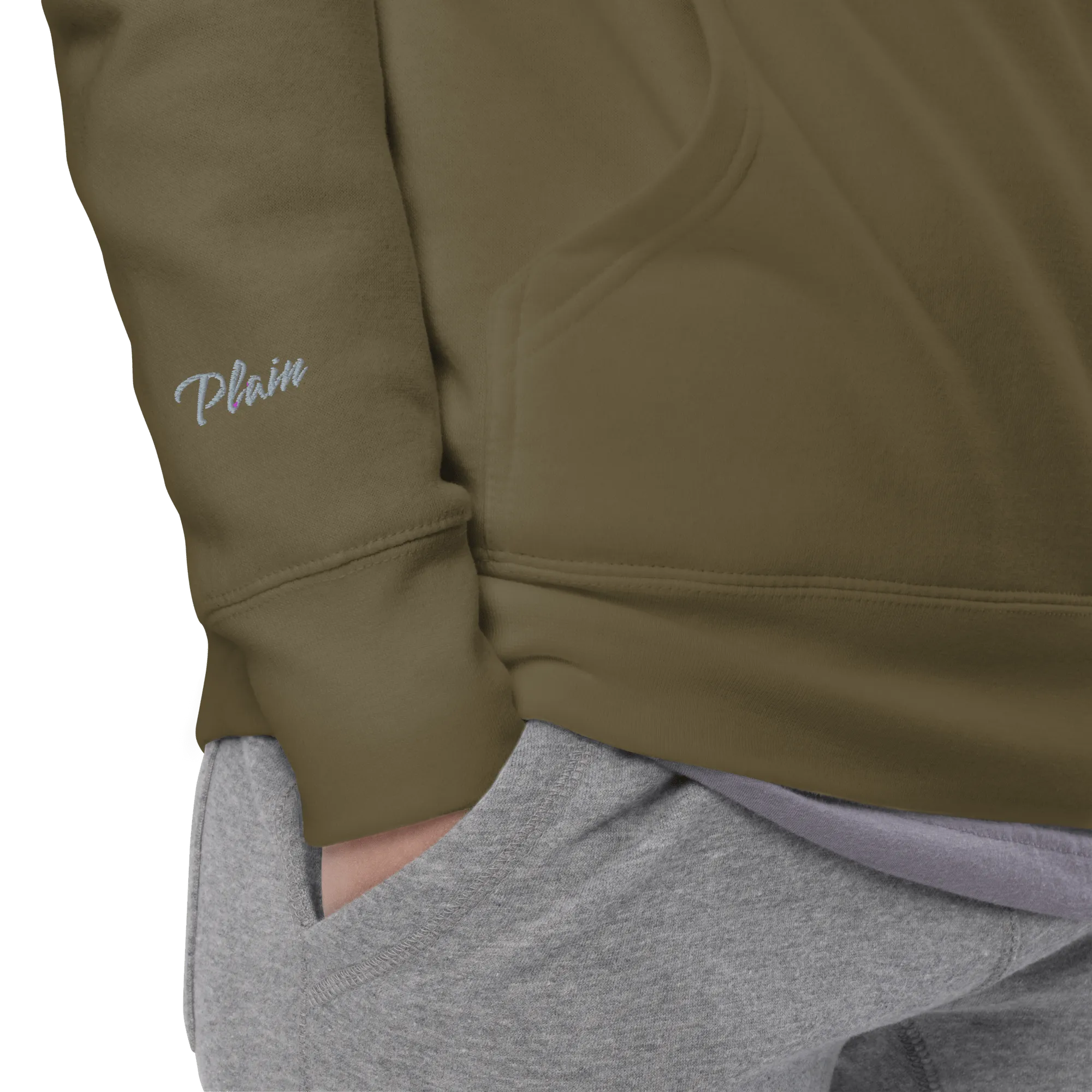 Plain Pullover Unisex Hoodie