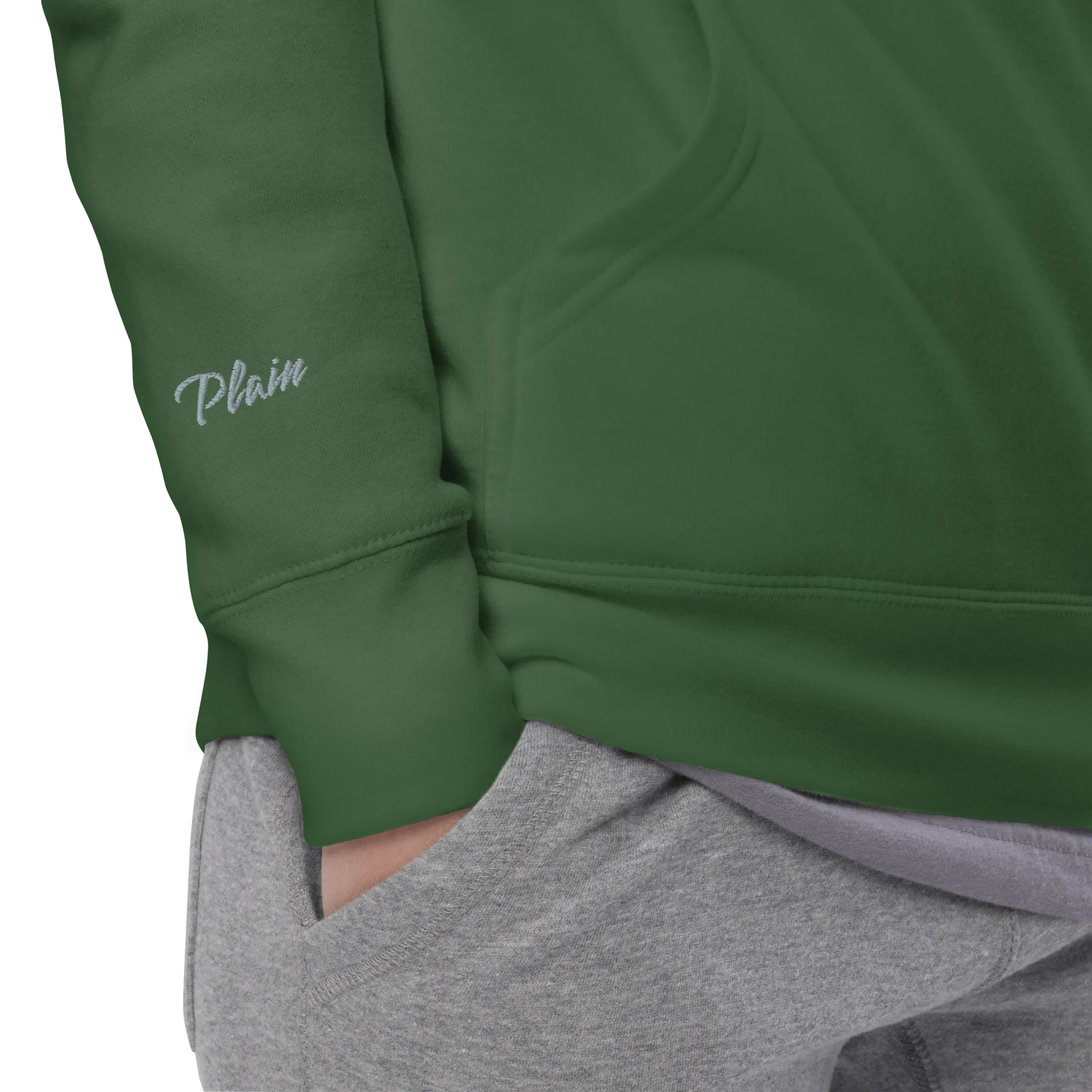 Plain Pullover Unisex Hoodie