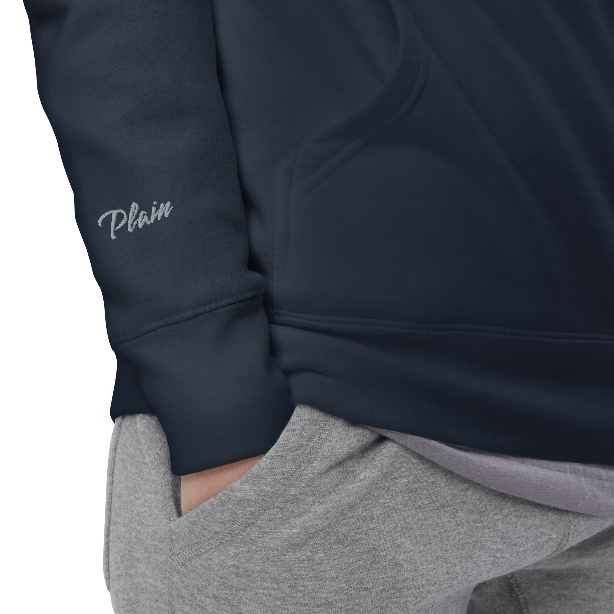 Plain Pullover Unisex Hoodie