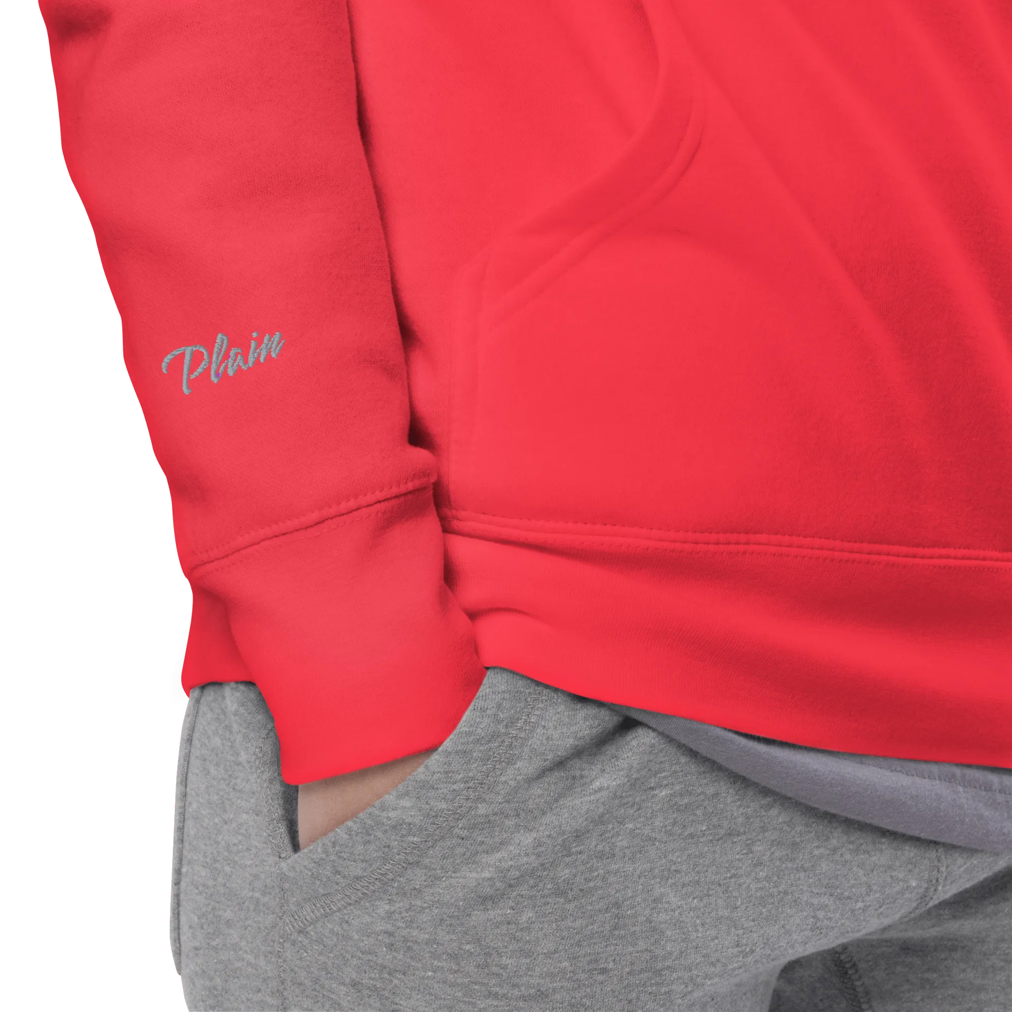 Plain Pullover Unisex Hoodie