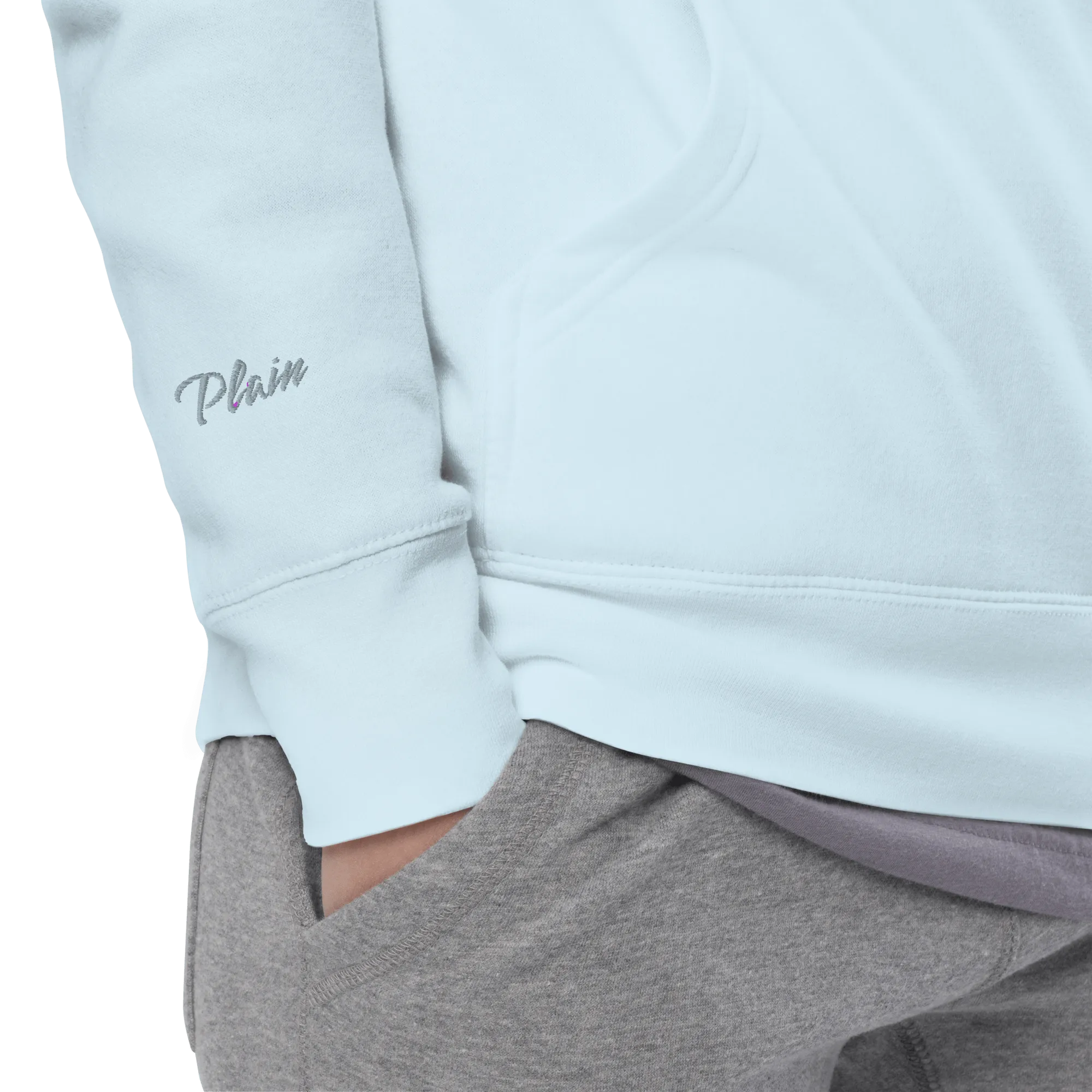 Plain Pullover Unisex Hoodie