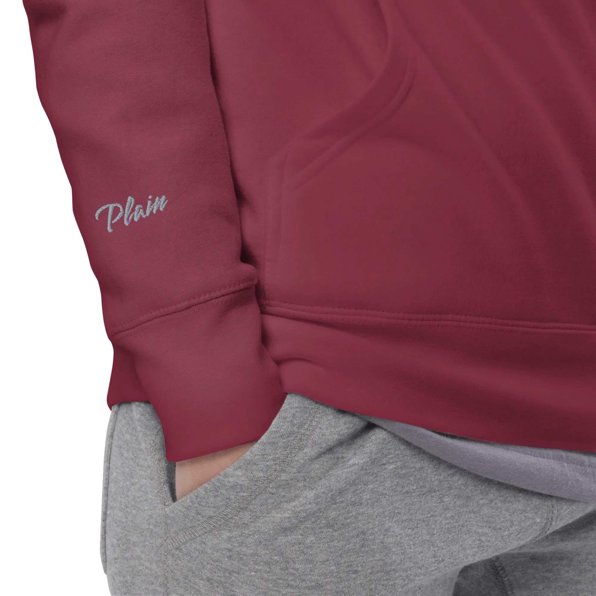 Plain Pullover Unisex Hoodie