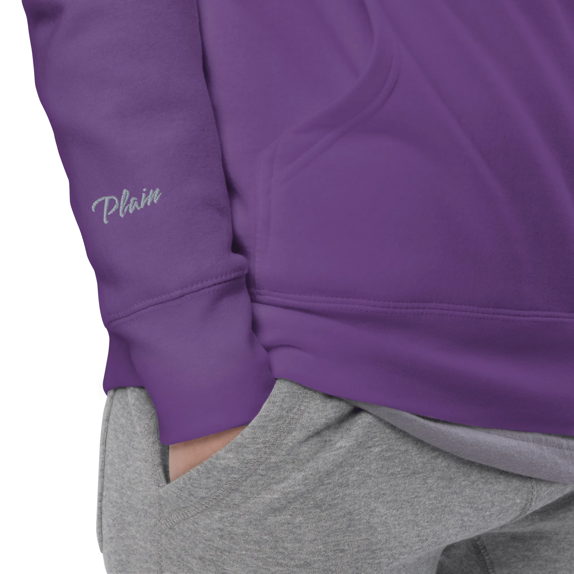 Plain Pullover Unisex Hoodie