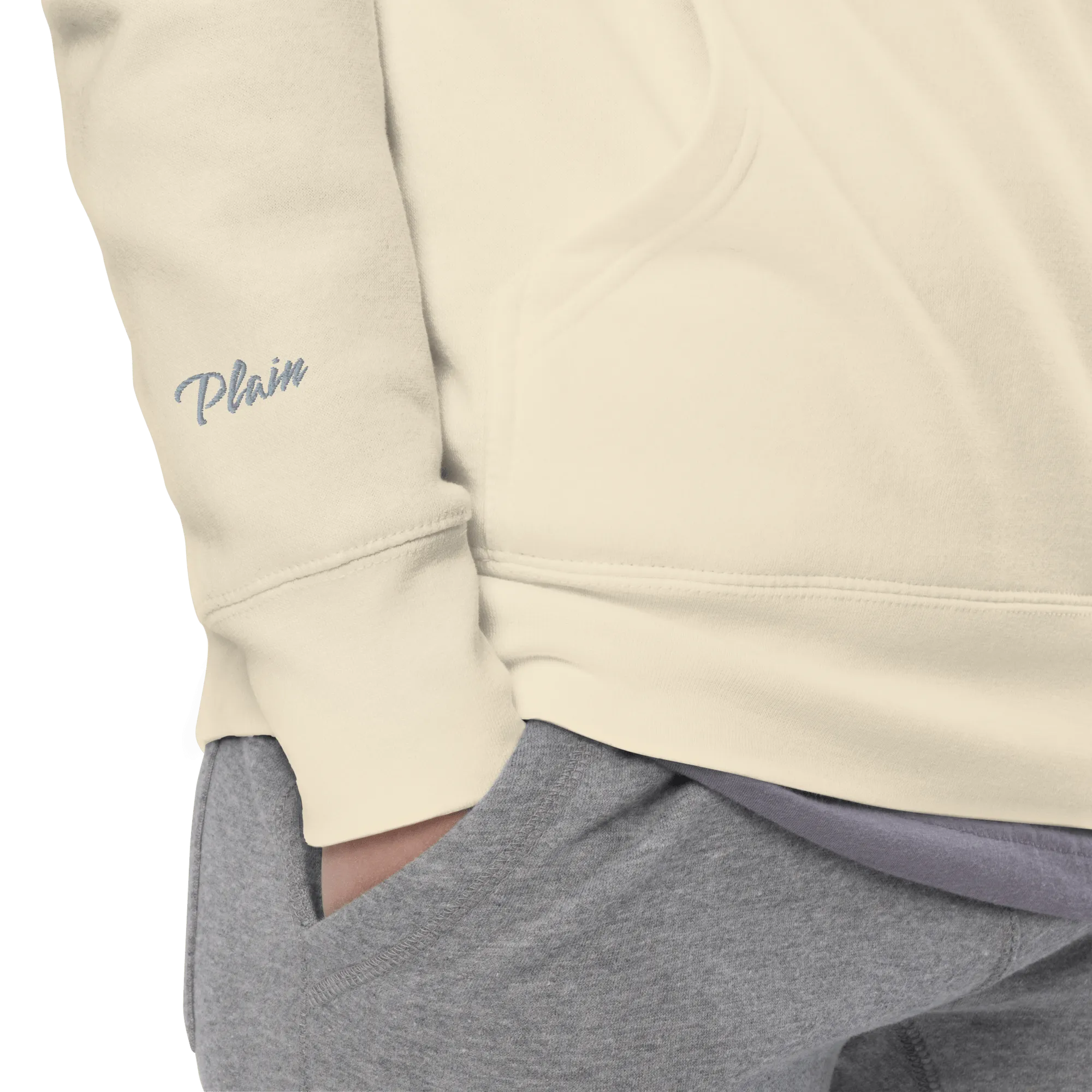 Plain Pullover Unisex Hoodie