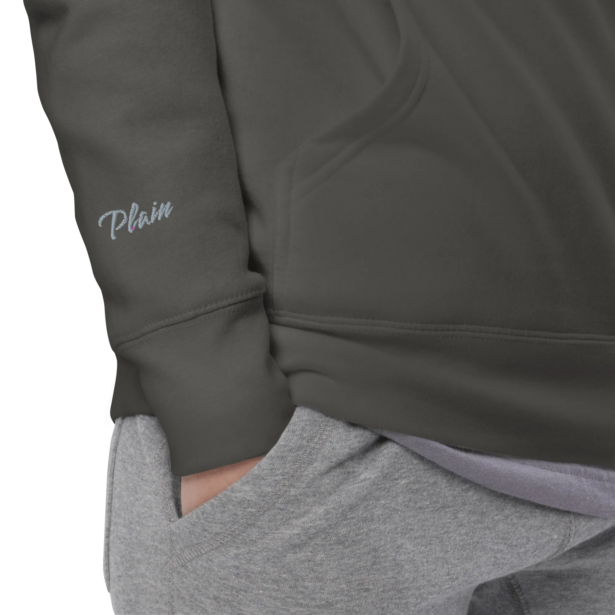 Plain Pullover Unisex Hoodie