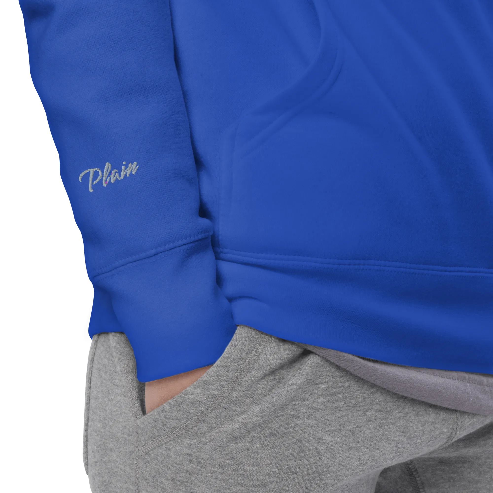 Plain Pullover Unisex Hoodie