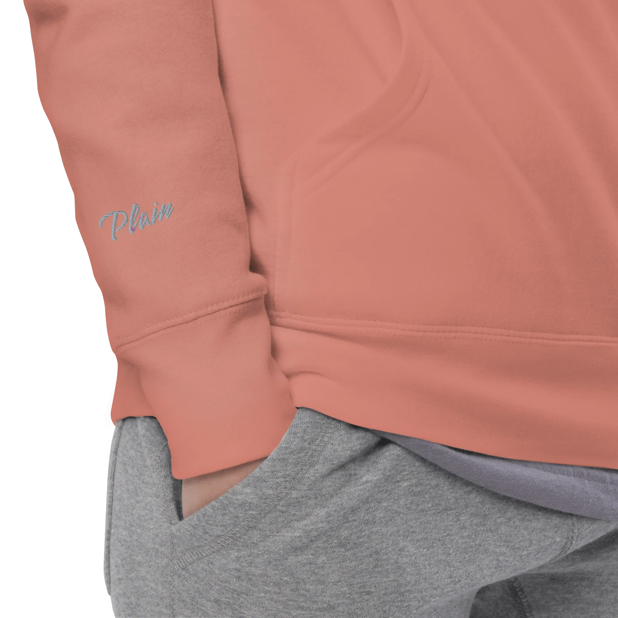 Plain Pullover Unisex Hoodie
