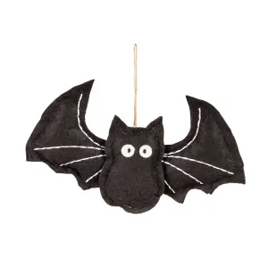 Plush Bats Hanging Décor,  12 Piece Total in Wooden Crate,p1344121