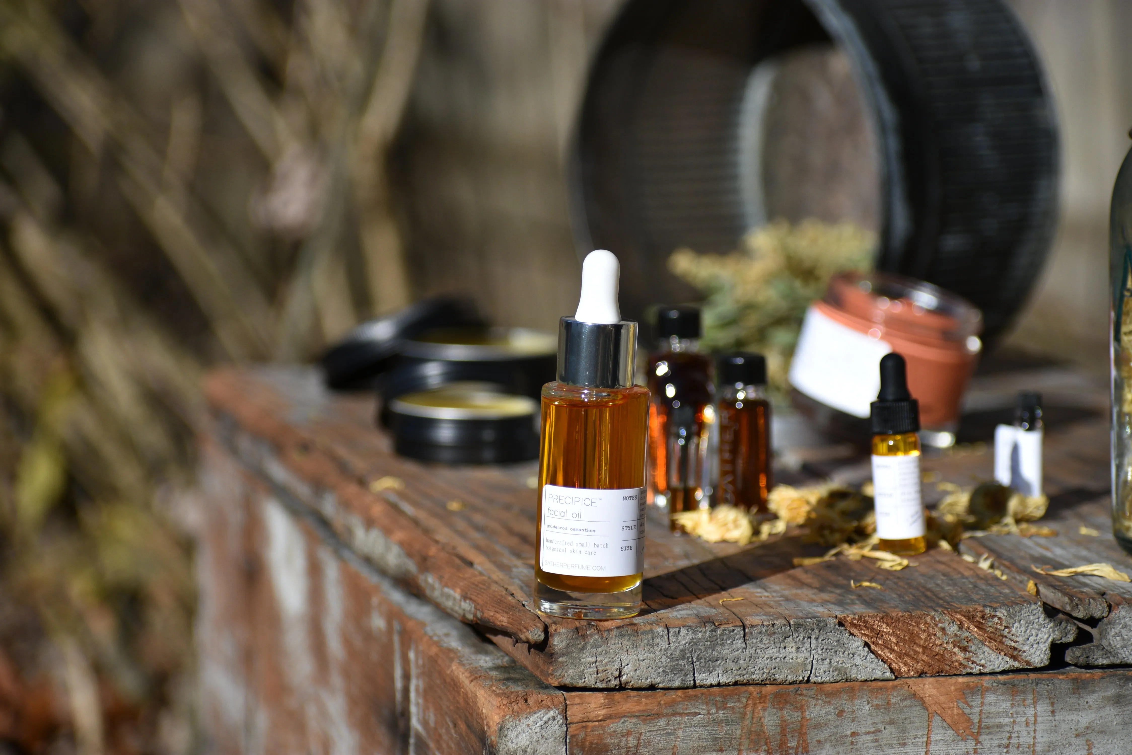 PRECIPICE - Luxe Botanical Facial Oil - Goldenrod, Camellia, Turmeric, Osmanthus, Carrot Seed