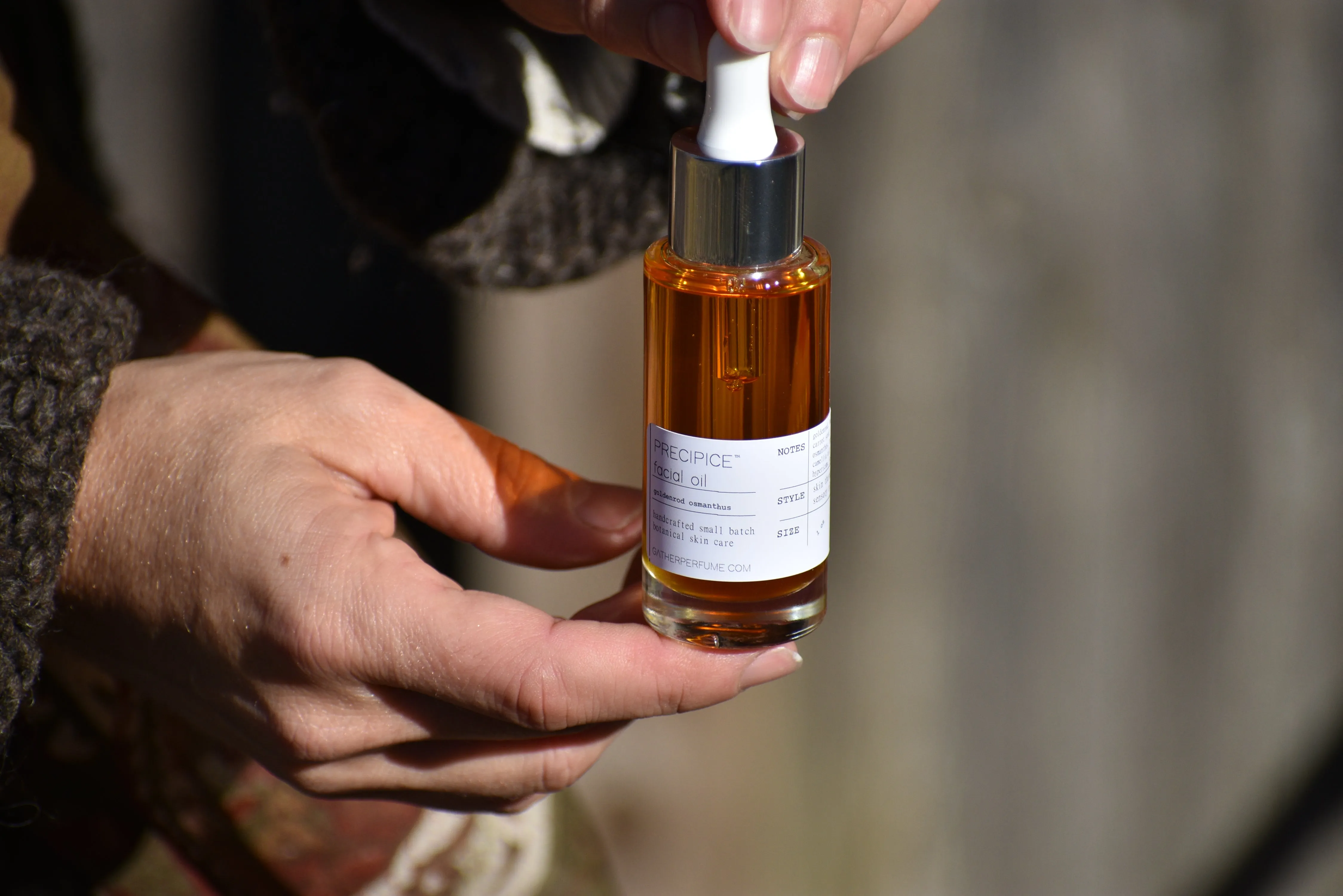 PRECIPICE - Luxe Botanical Facial Oil - Goldenrod, Camellia, Turmeric, Osmanthus, Carrot Seed