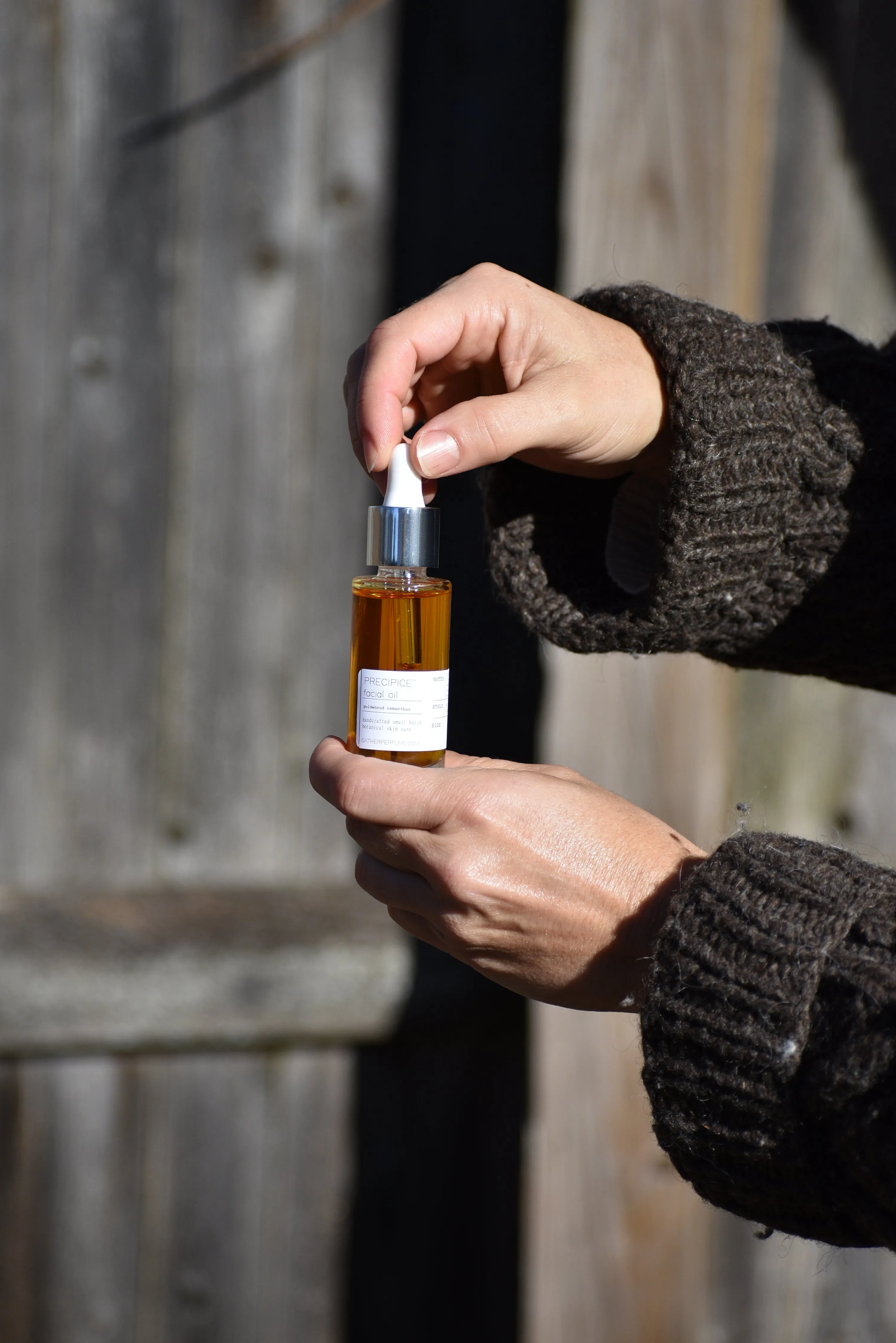 PRECIPICE - Luxe Botanical Facial Oil - Goldenrod, Camellia, Turmeric, Osmanthus, Carrot Seed