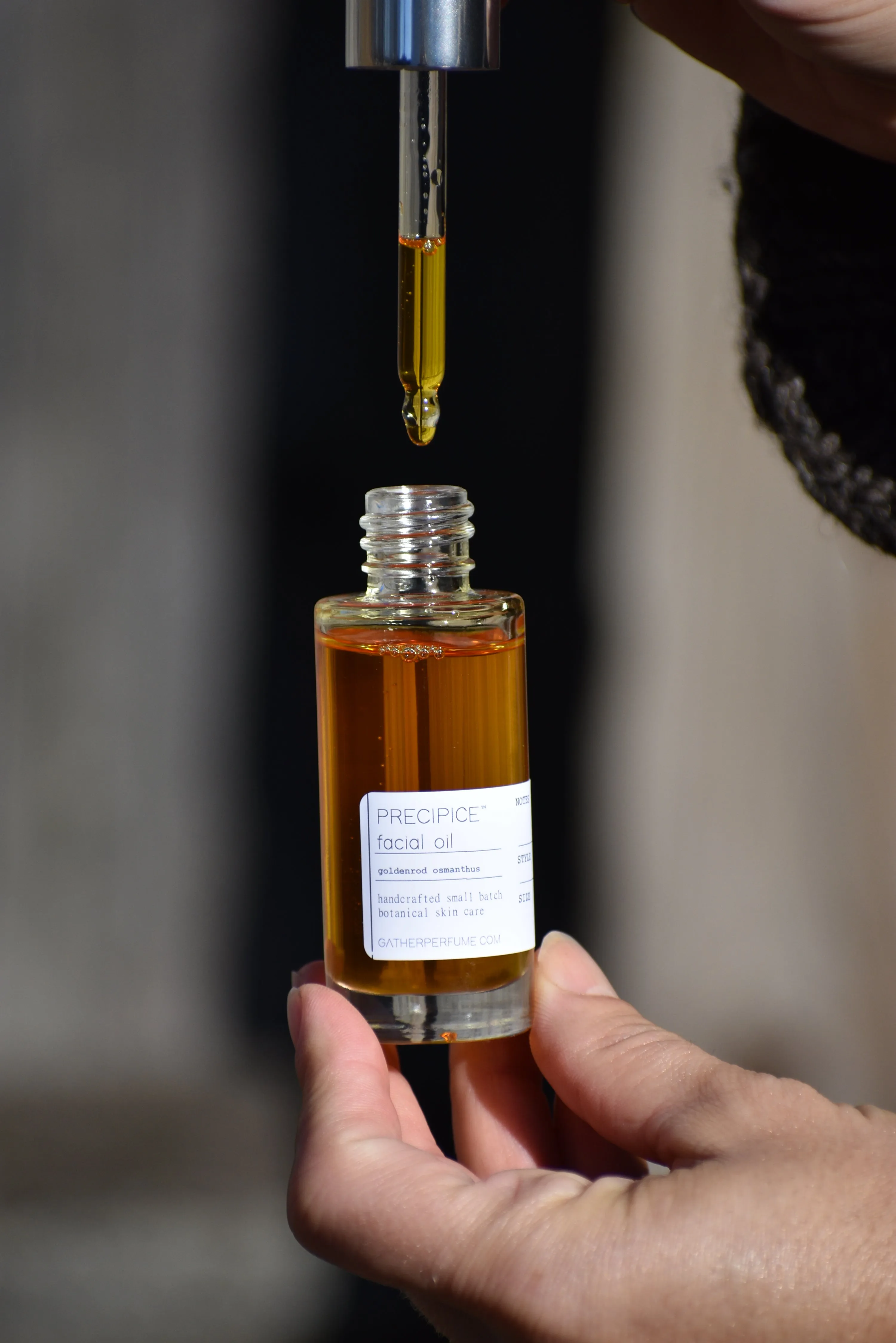 PRECIPICE - Luxe Botanical Facial Oil - Goldenrod, Camellia, Turmeric, Osmanthus, Carrot Seed