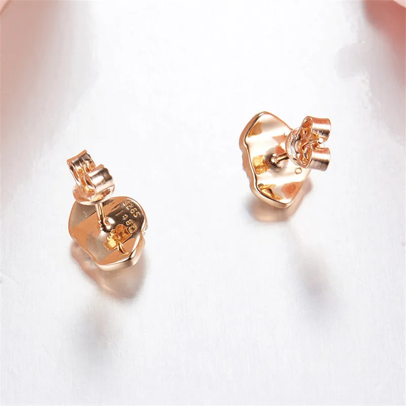 Puppy Wang Wang Petite Golden Retriever Bella Stud Earrings
