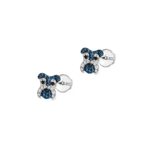 Puppy Wang Wang Petite Morgen Schnauzer Stud Earrings