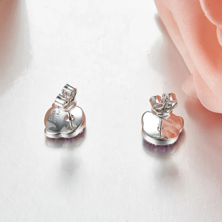 Puppy Wang Wang Petite Sophie Toy Poodle Stud Earrings