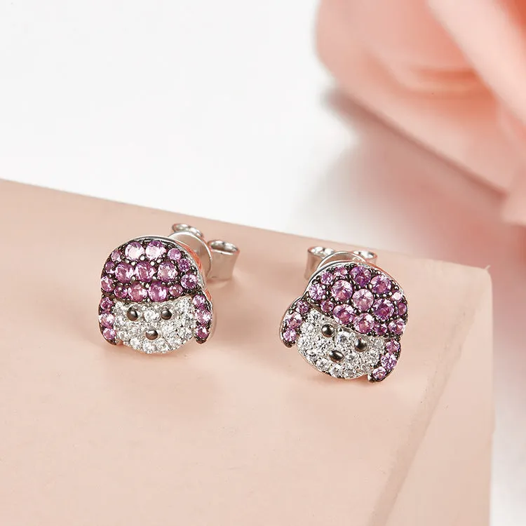 Puppy Wang Wang Petite Sophie Toy Poodle Stud Earrings