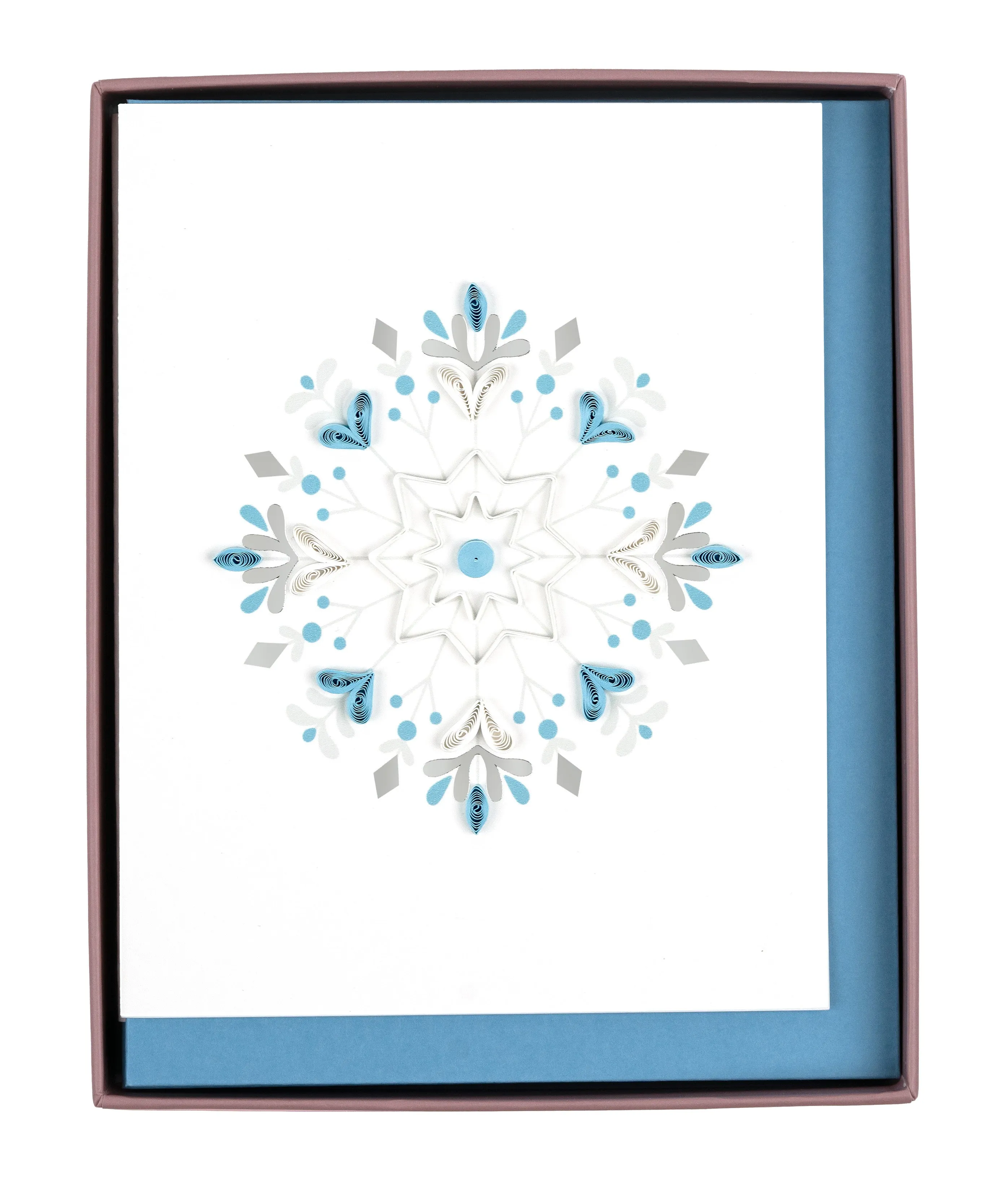 Quilled Snowflake Note Card Box Set