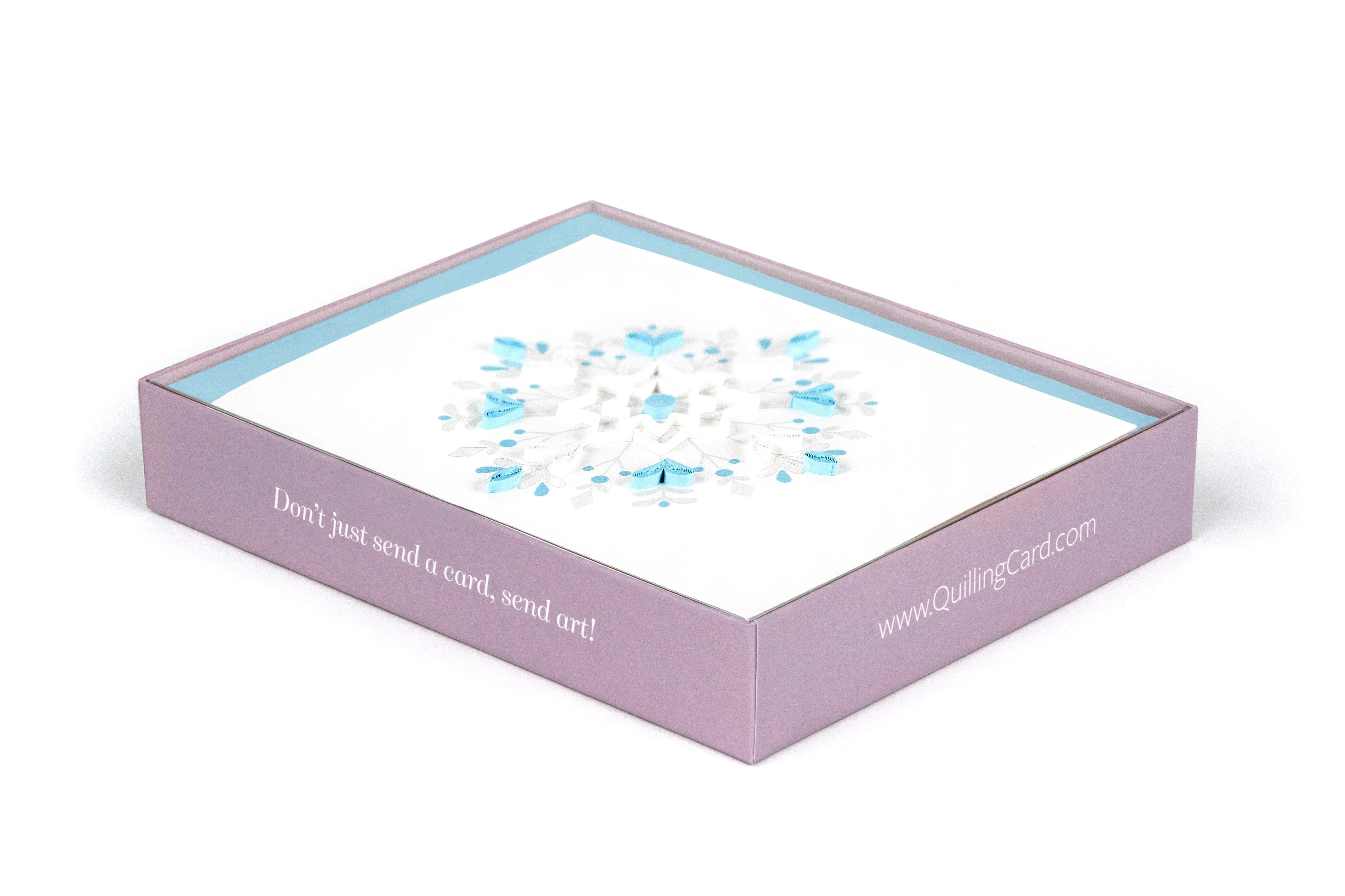 Quilled Snowflake Note Card Box Set