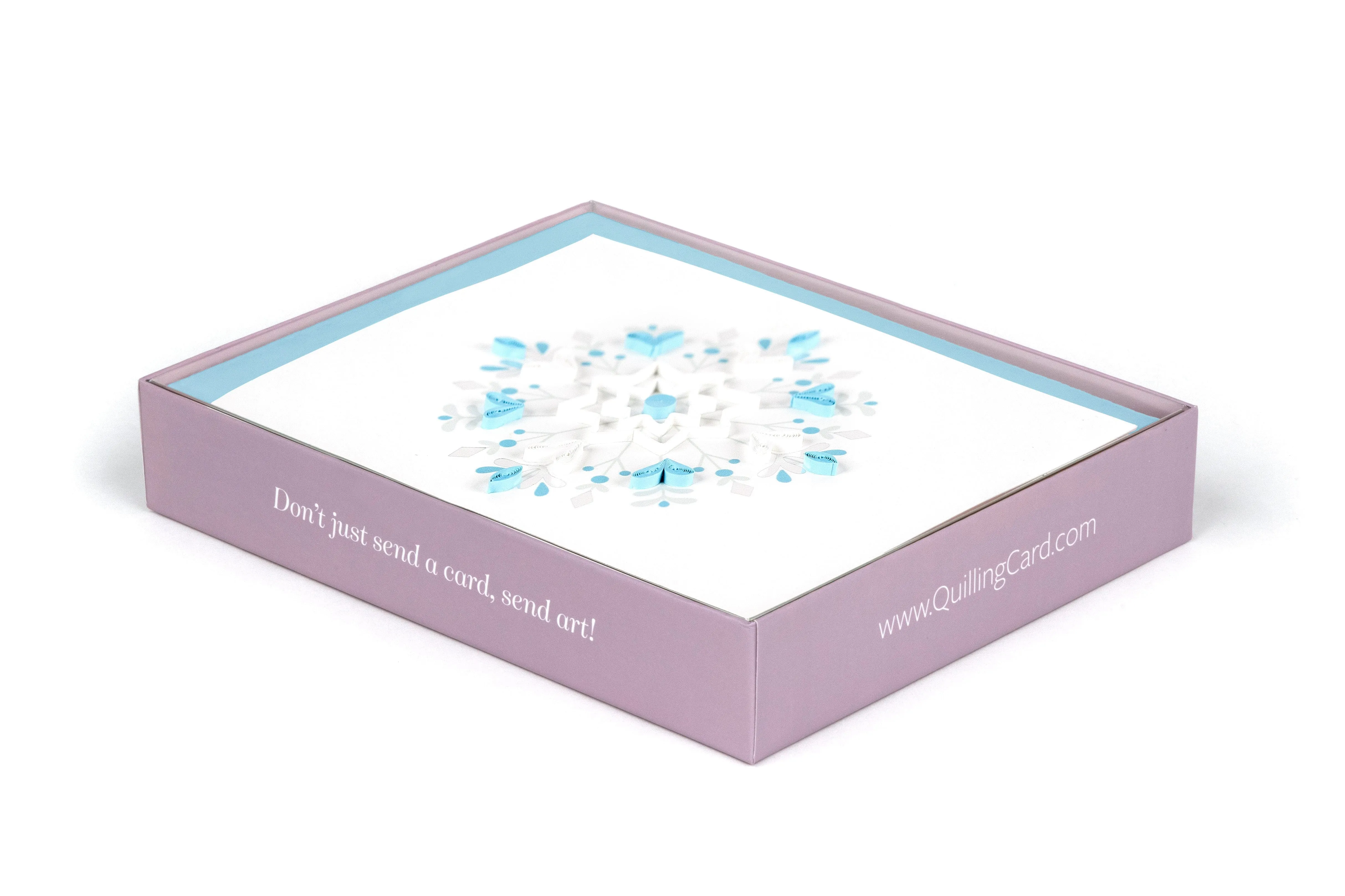 Quilled Snowflake Note Card Box Set