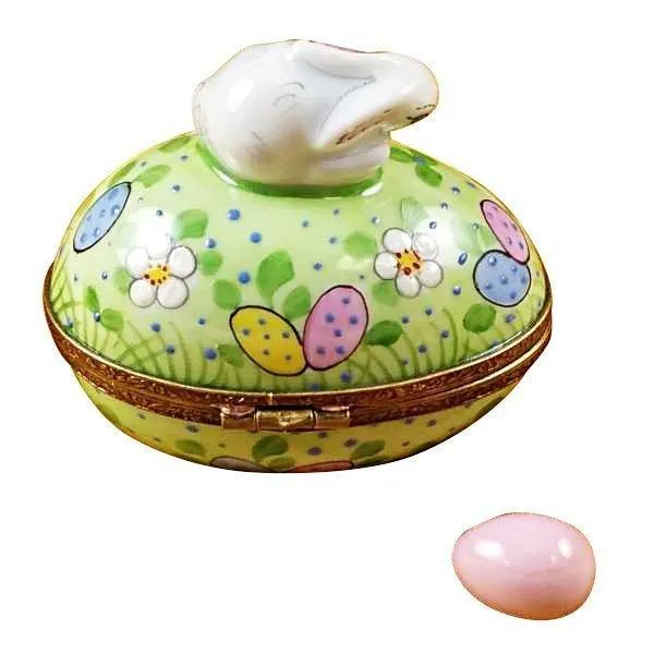 Rabbit On Easter Egg