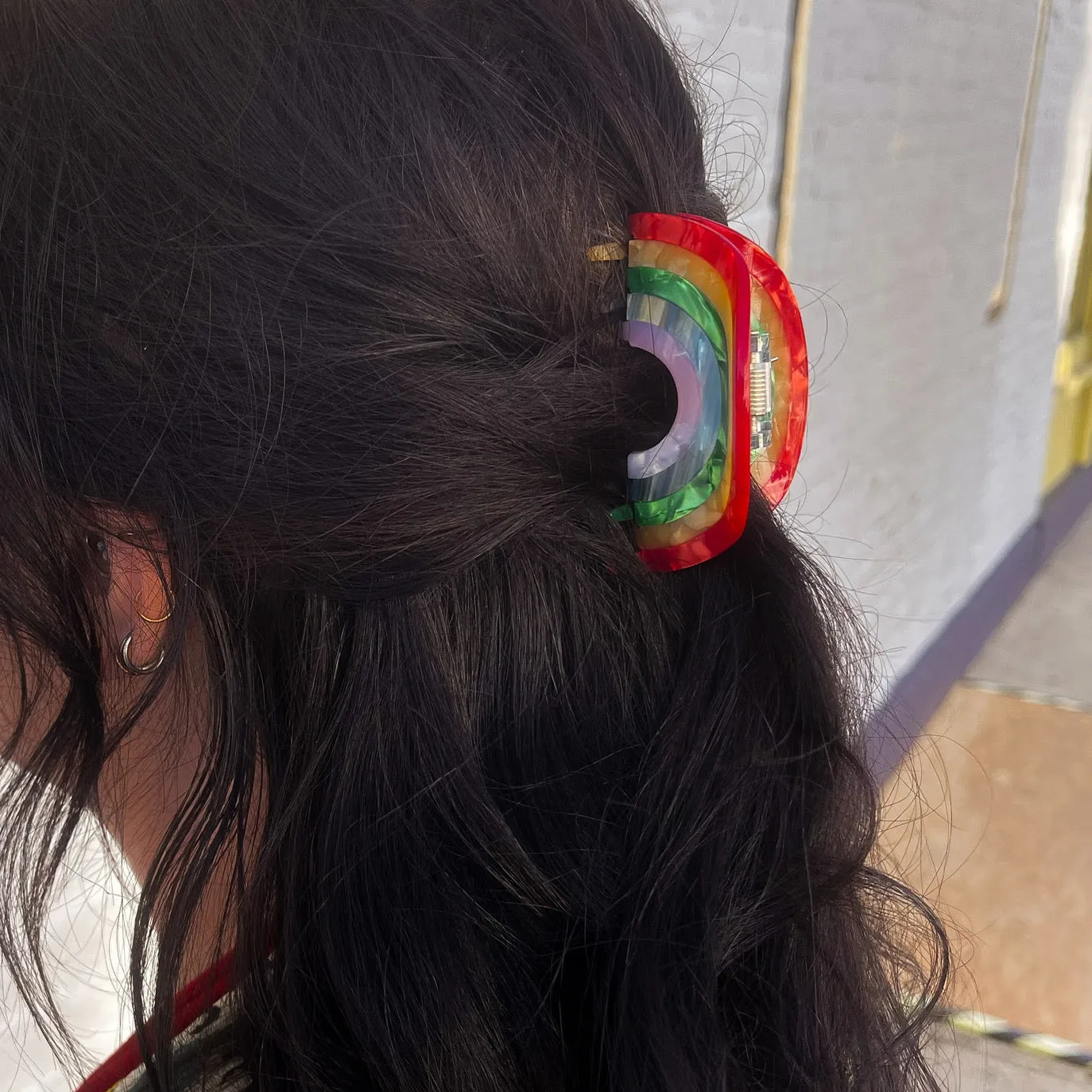 Rainbow Hair Clip