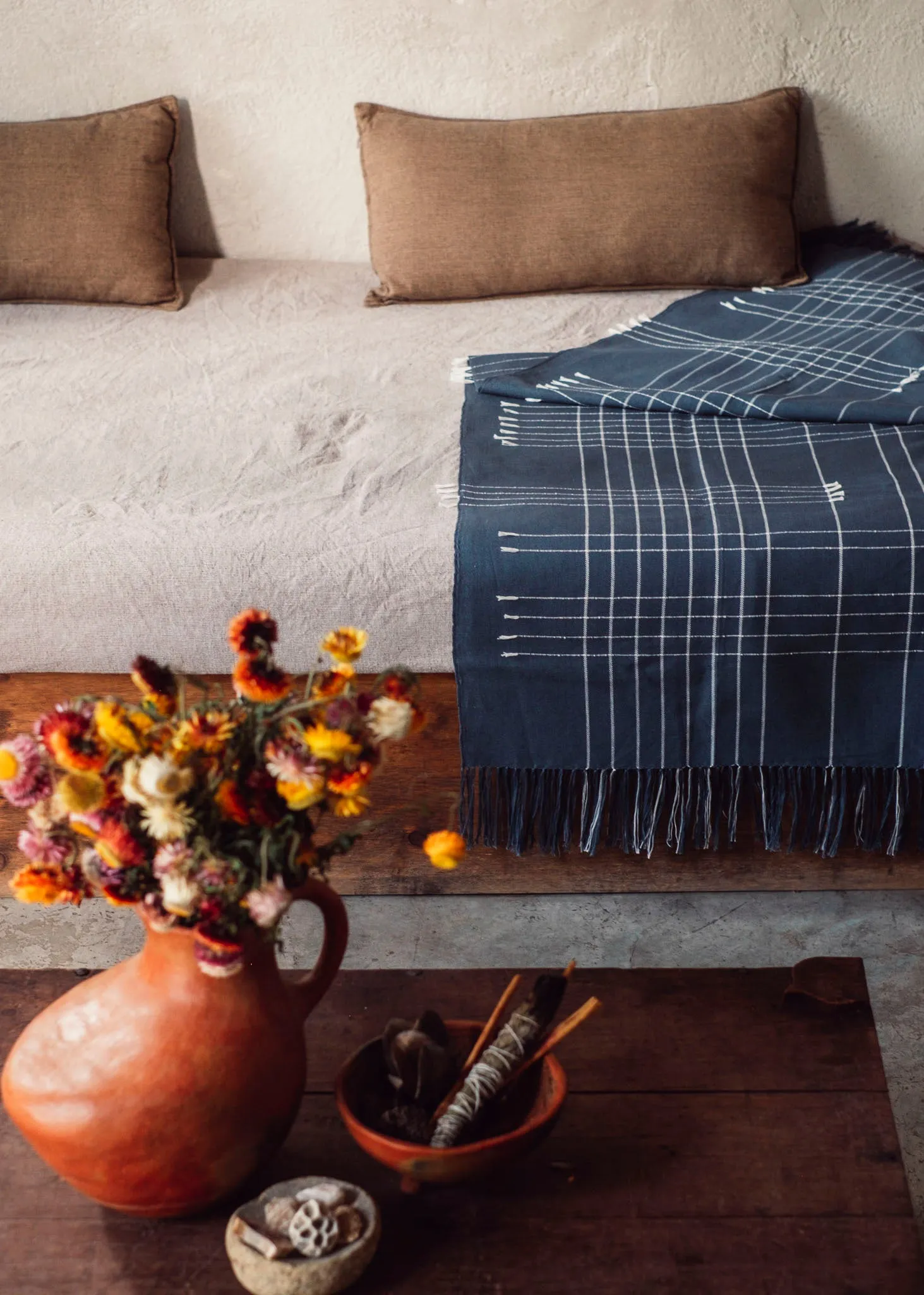Raya Throw, Agave Green