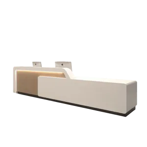 Reception desk hotel cashier modern minimalist