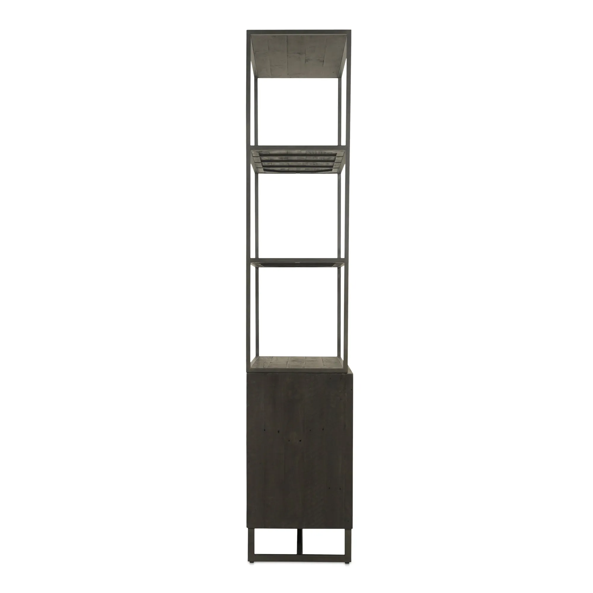 Reclaimed Pine & Industrial Metal SmartShelve