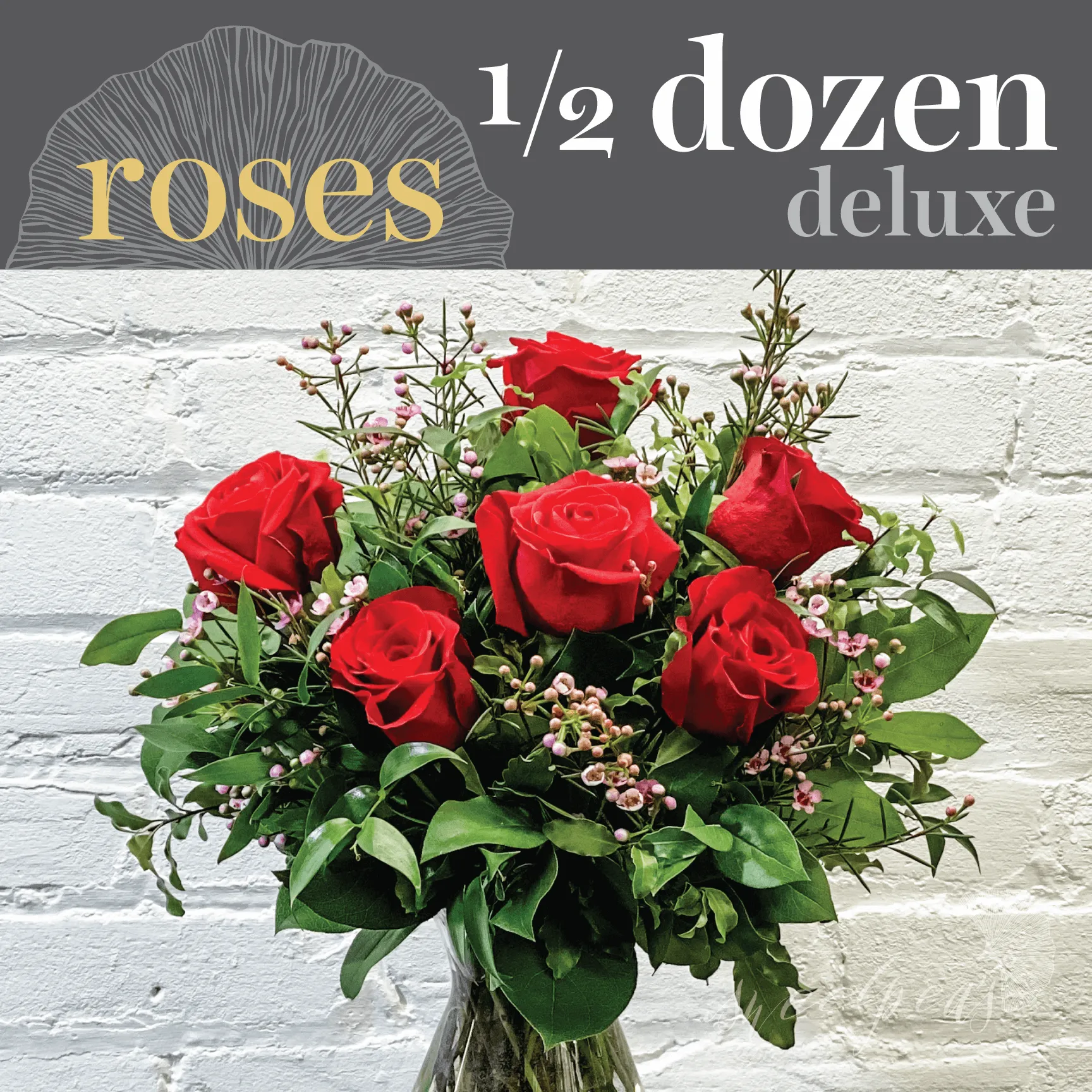Red Roses - Half Dozen (Deluxe)