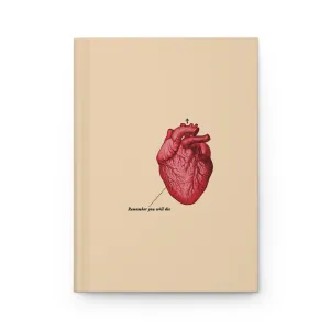 Remember You Will Die Retro Medical Textbook Heart Design No. 1  | Orthodox Christian Accessory | Hardcover Journal
