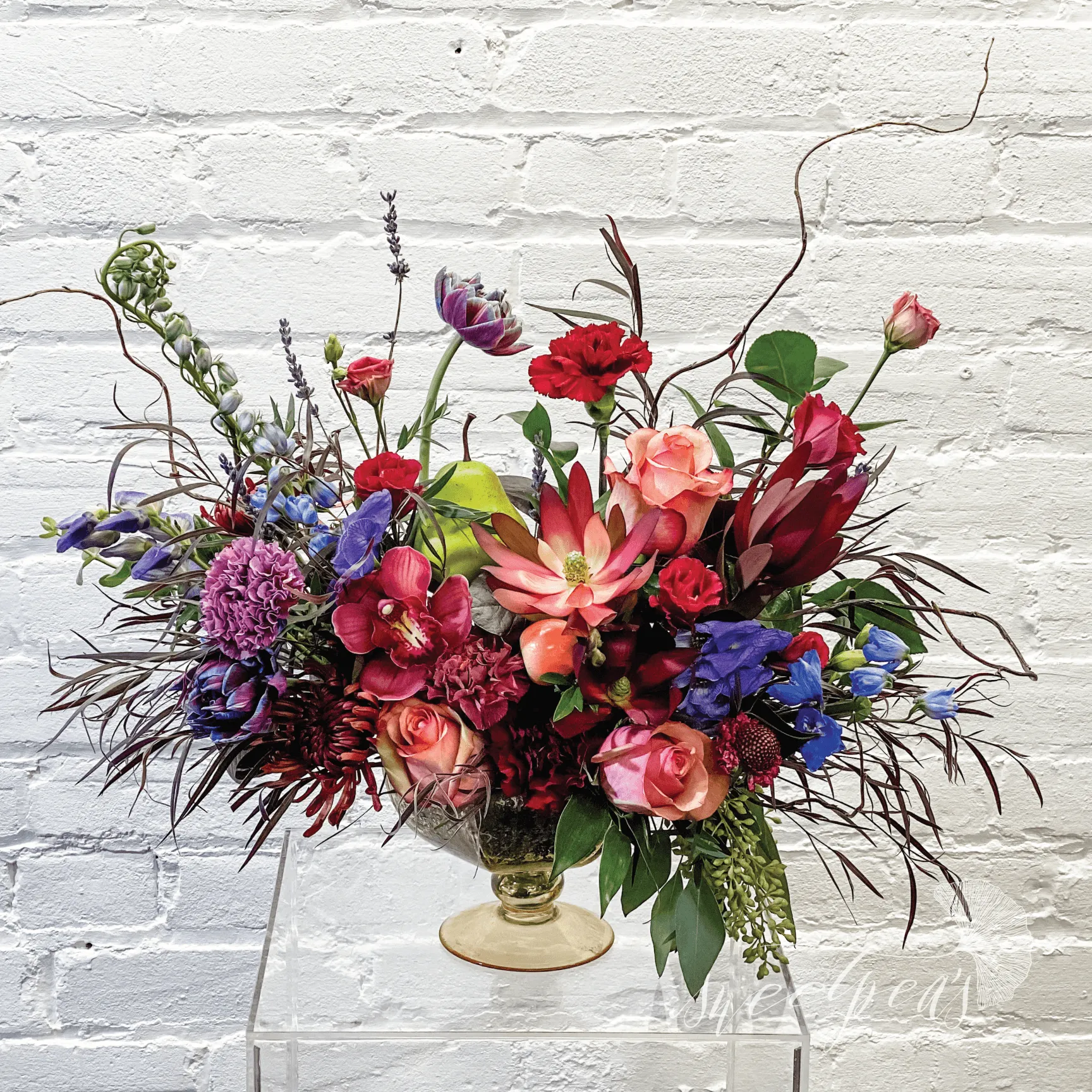 Renaissance, Dutch Master Inspired - Floral Arrangement (Jewel Tone)