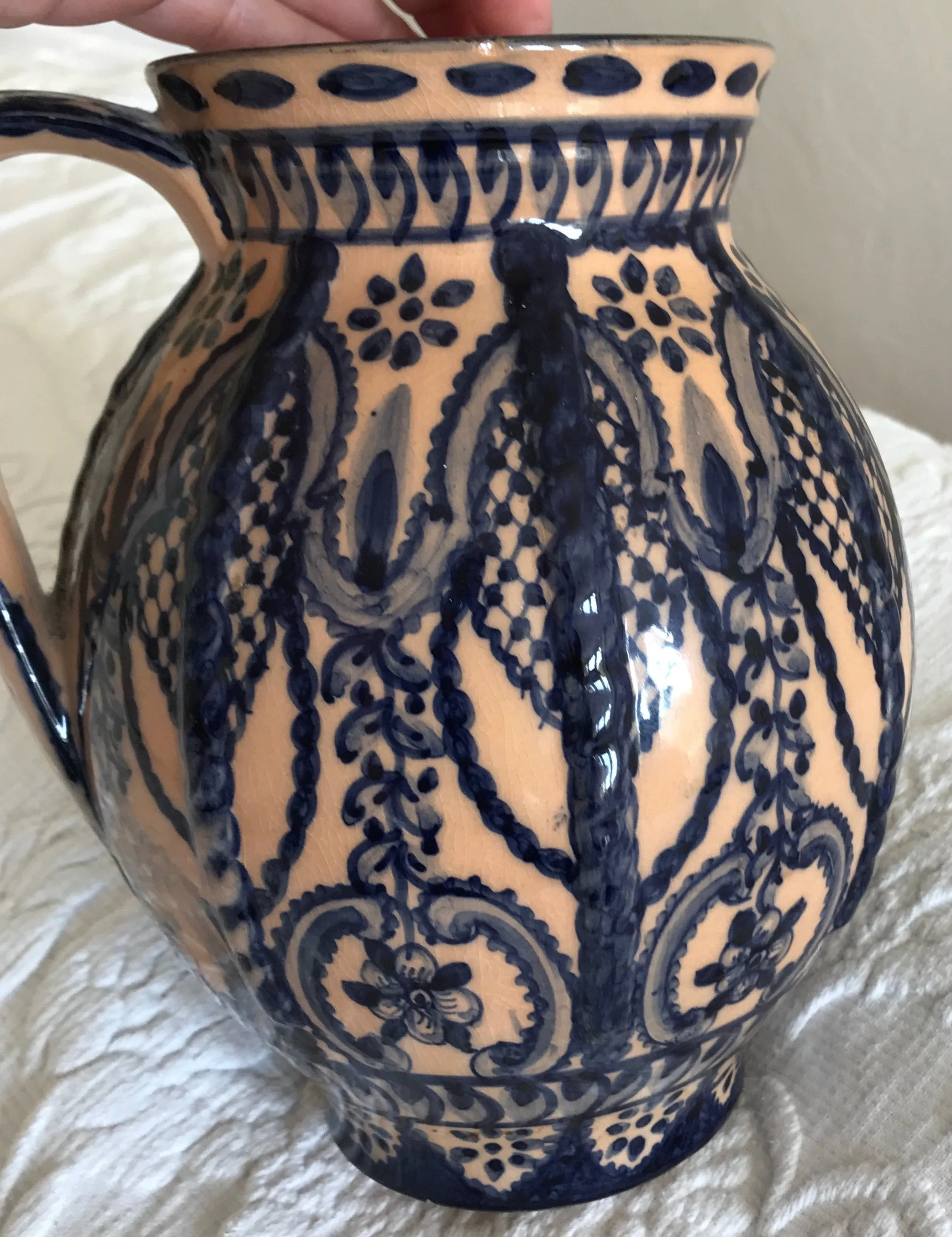 Renaissance Style Continental Faience Jug