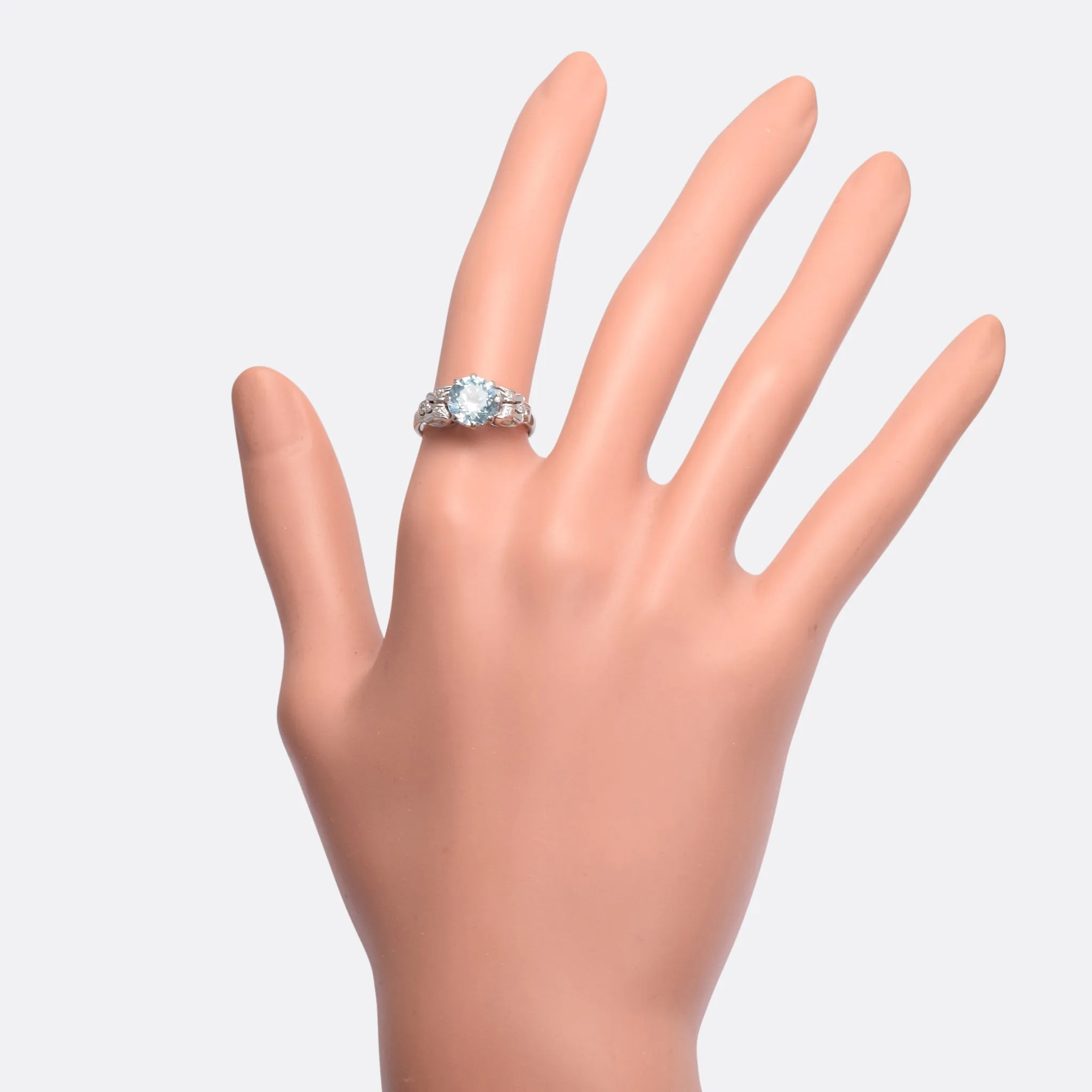 Reserved: 1930s Zircon Solitaire Ring