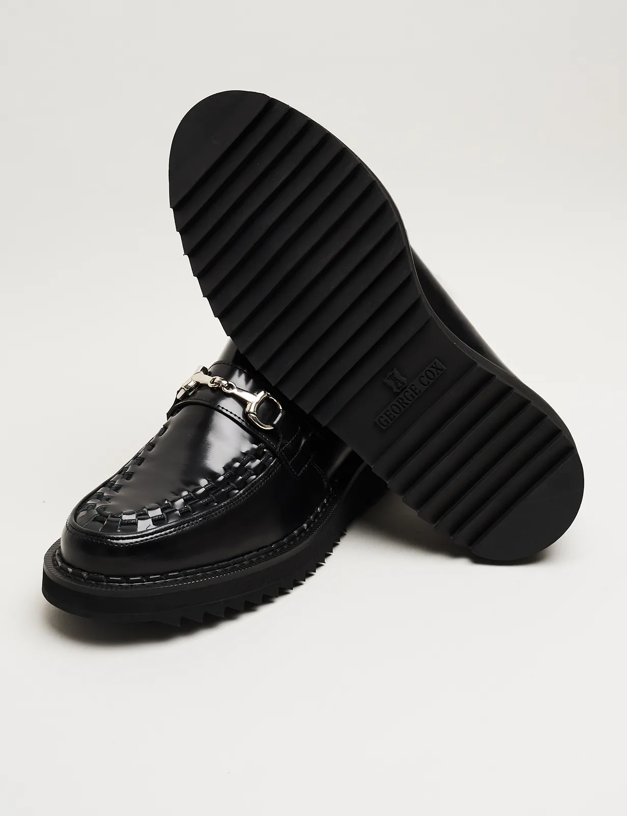 Ripple Interlace Loafer Black