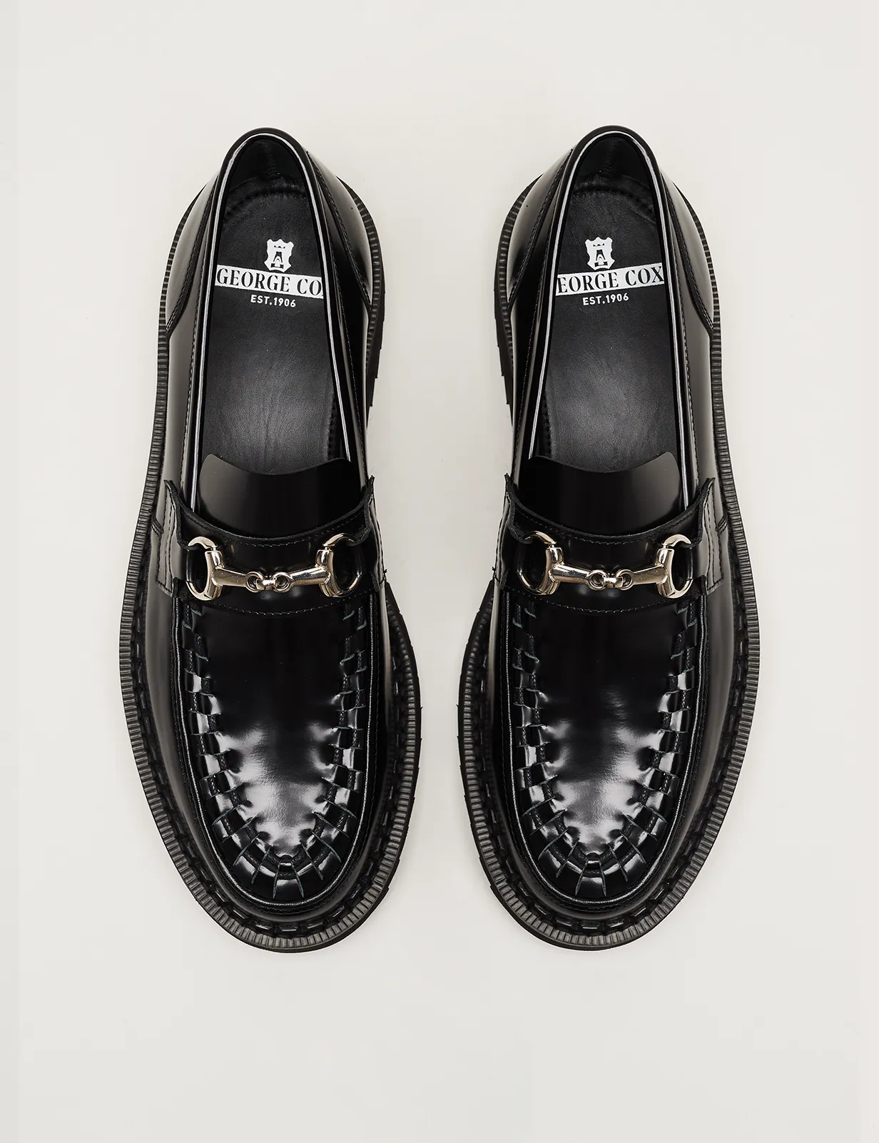 Ripple Interlace Loafer Black