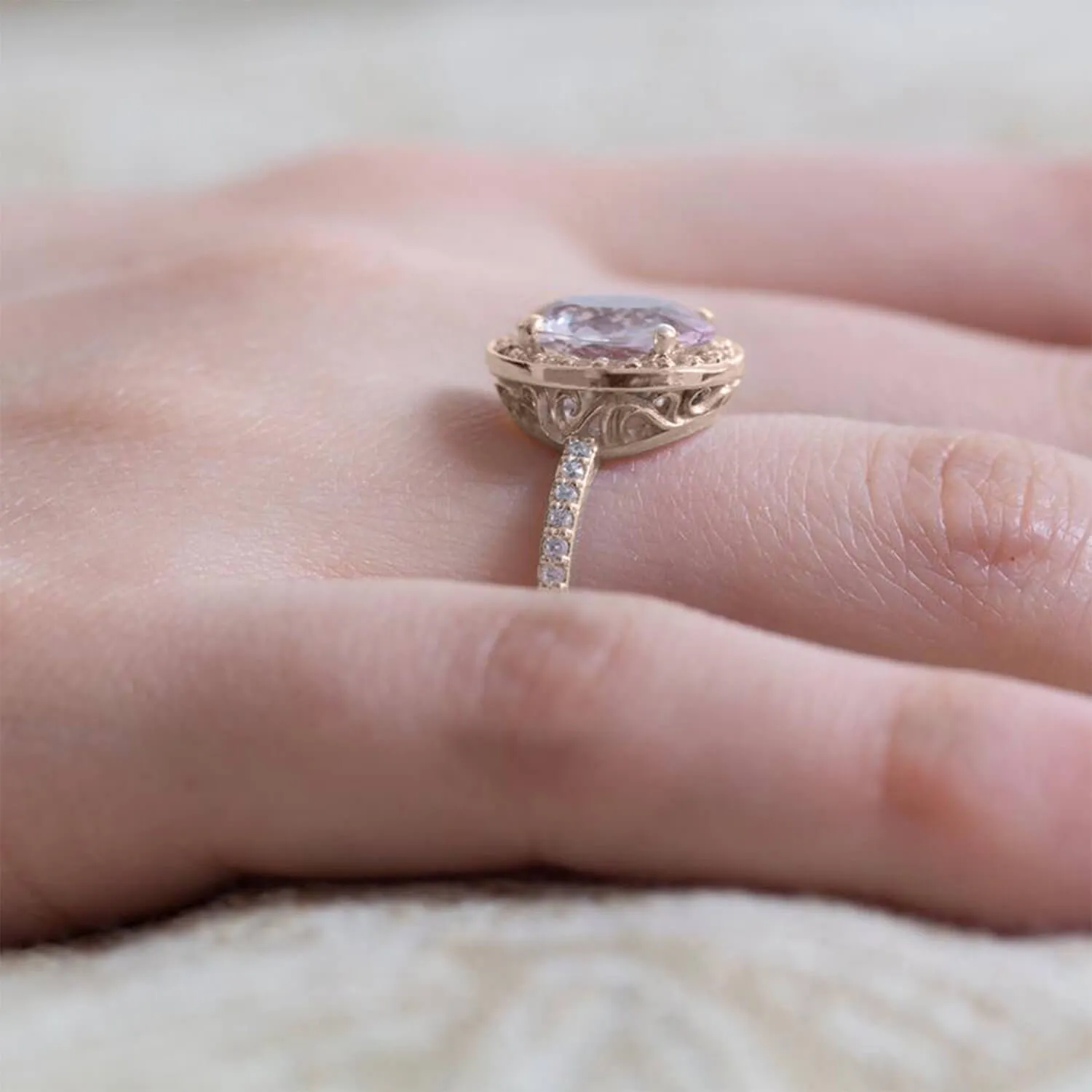 Rose - Morganite Ring