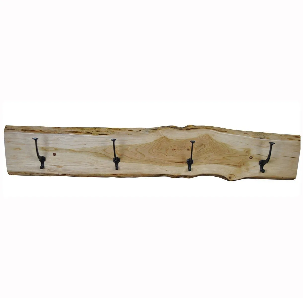 Rustic Cherry Live Edge Coat Rack