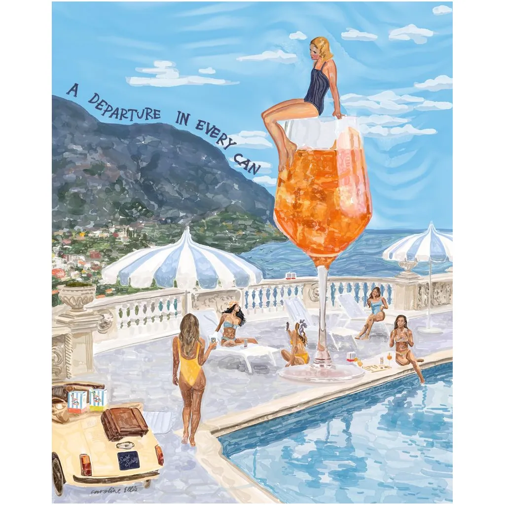 Saint Spritz O'Clock Giclee Art Poster