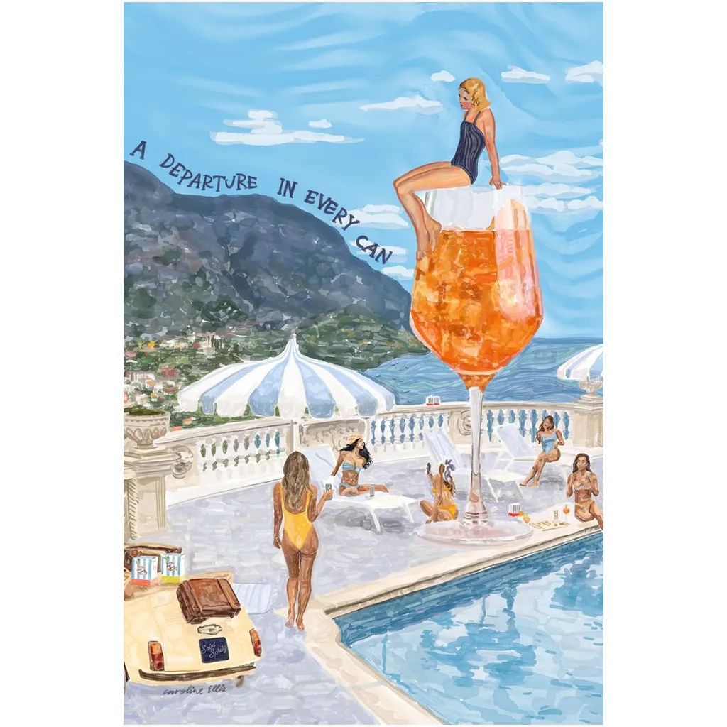 Saint Spritz O'Clock Giclee Art Poster