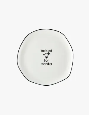 Santa Barbara Design Holiday Ceramic Plate in For Santa