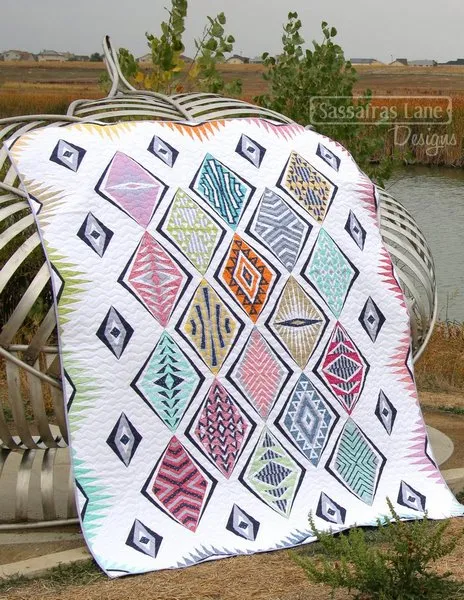 Sassafras Lane Designs Empire Place Art Deco Quilt Pattern Book Set