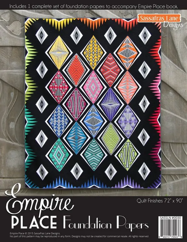 Sassafras Lane Designs Empire Place Art Deco Quilt Pattern Book Set
