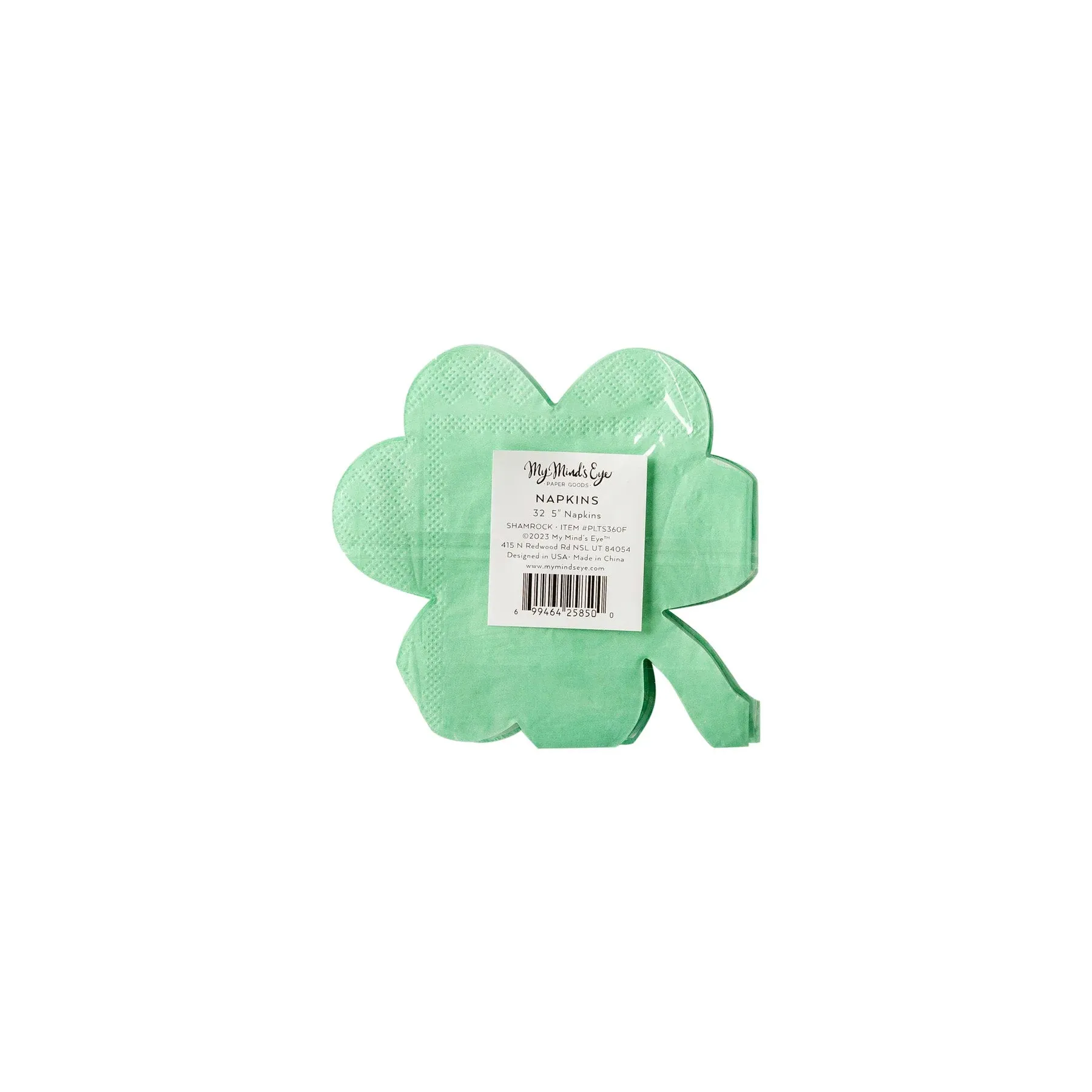 Shamrock Shaped Cocktail Napkins
