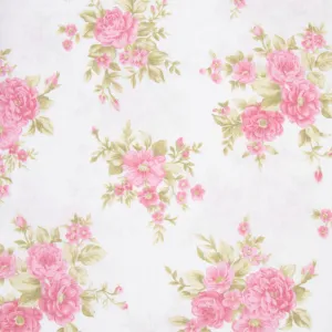 Sheeting Flannel Floral Print 240cm